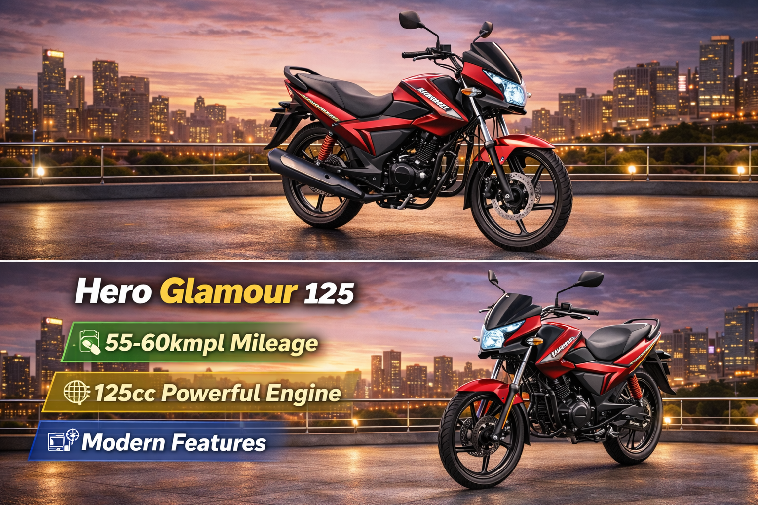 hero-glamour-125-engine-mileage-features